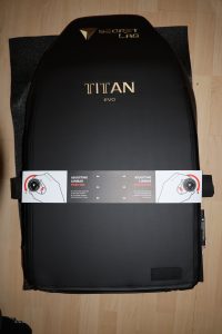 SecretLab Titan Evo Bürostuhl Rückenlehne Rückseite