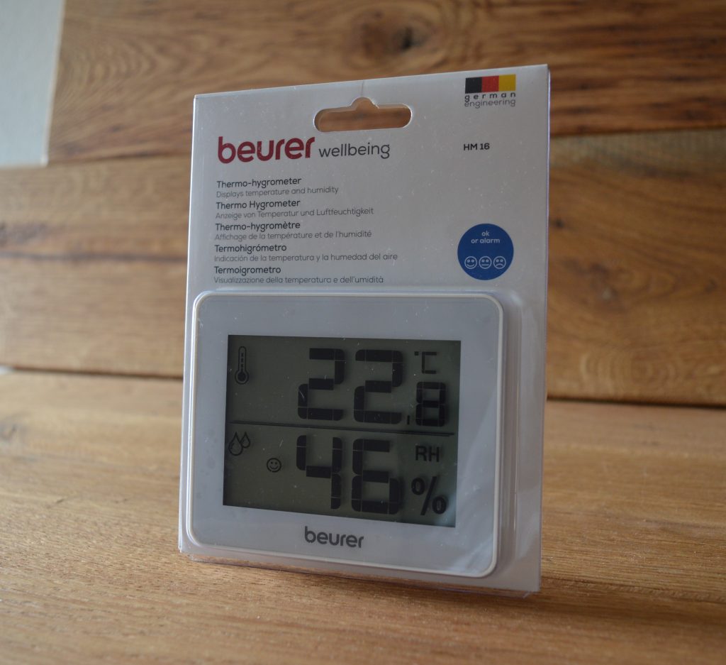 Beurer HM16 Thermo-Hygrometer Verpackung