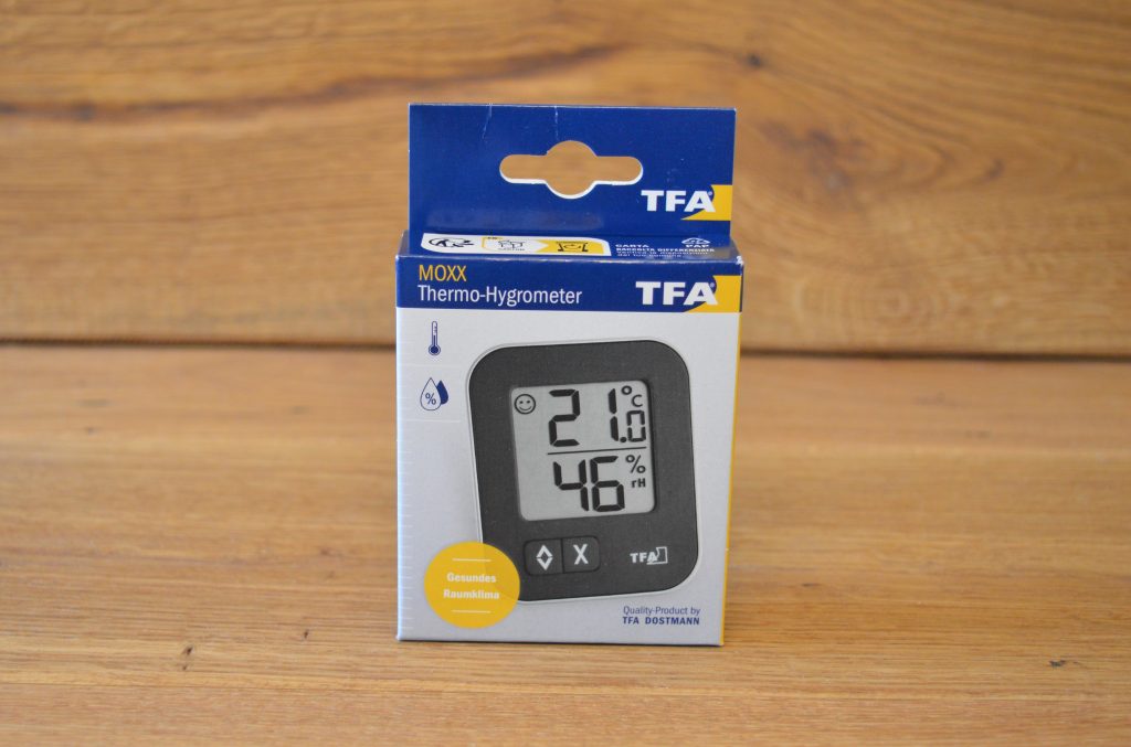 TFA Dostmann Moxx Thermo-Hygrometer Verpackung