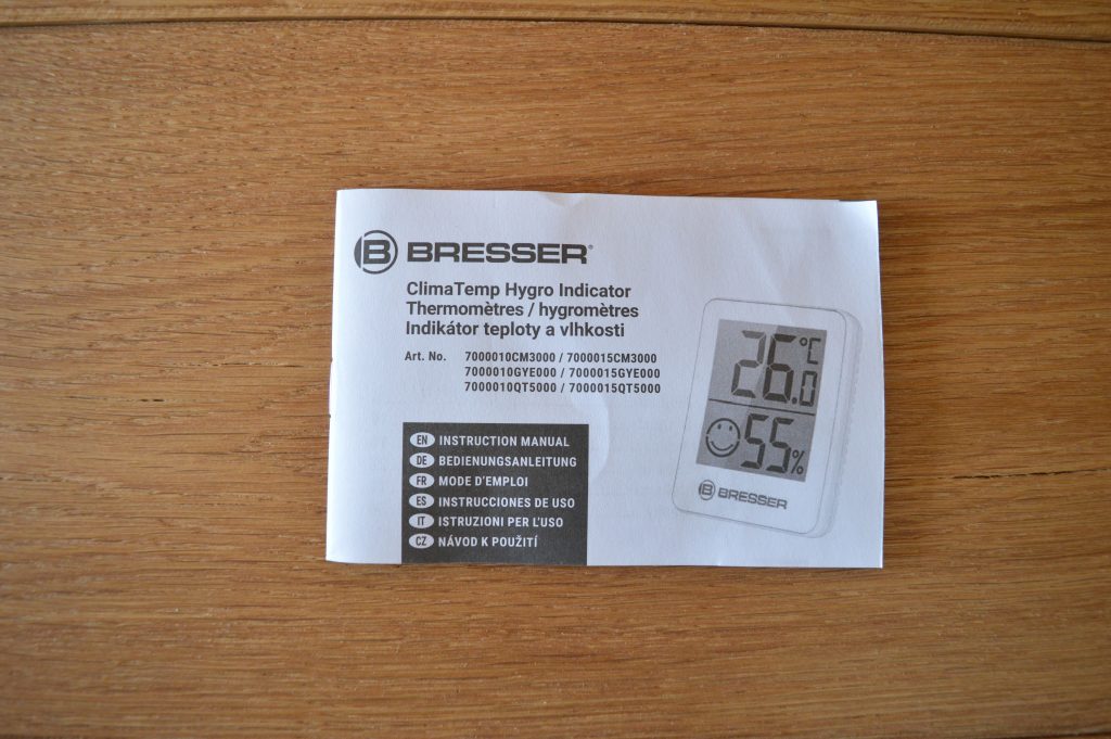 Bresser ClimaTemp Thermo-Hygrometer Bedienungsanleitung