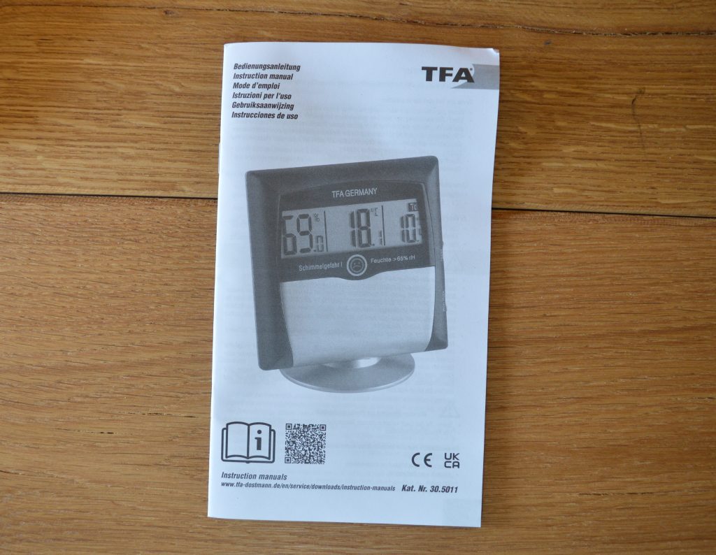 TFA Dostmann Comfort Control Thermo-Hygrometer Bedienungsanleitung