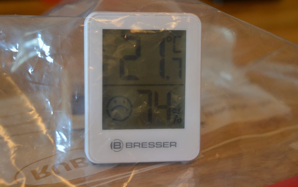 Bresser ClimaTemp Thermo-Hygrometer Test Luftfeuchtigkeit