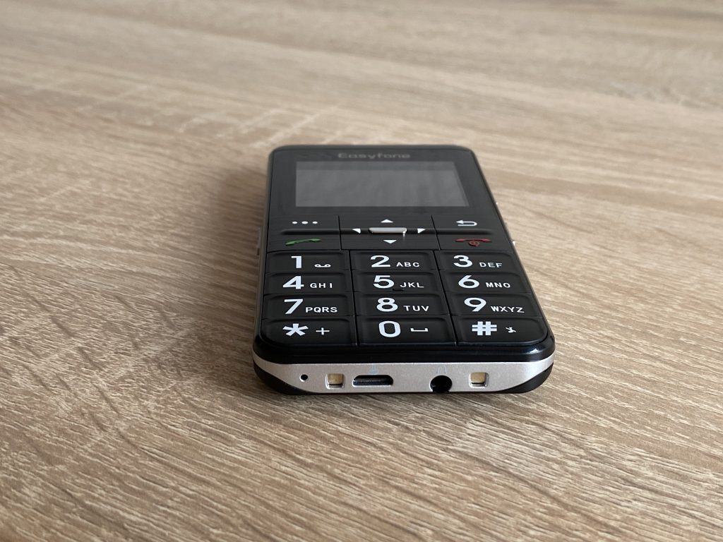 Easyfone Prime-A7 Seniorenhandy Unterseite