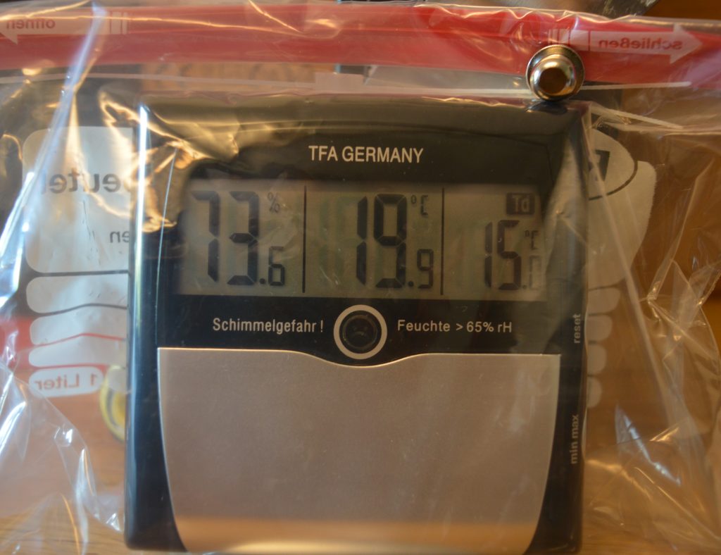 TFA Dostmann Comfort Control Thermo-Hygrometer Test Luftfeuchtigkeit
