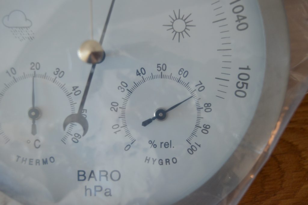 GardenMate Hygrometer und Barometer Test Luftfeuchtigkeit