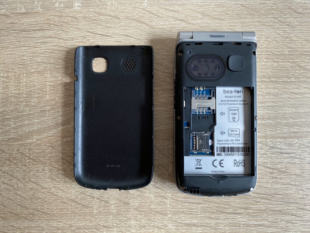 Beafon SL645 Seniorenhandy Innen