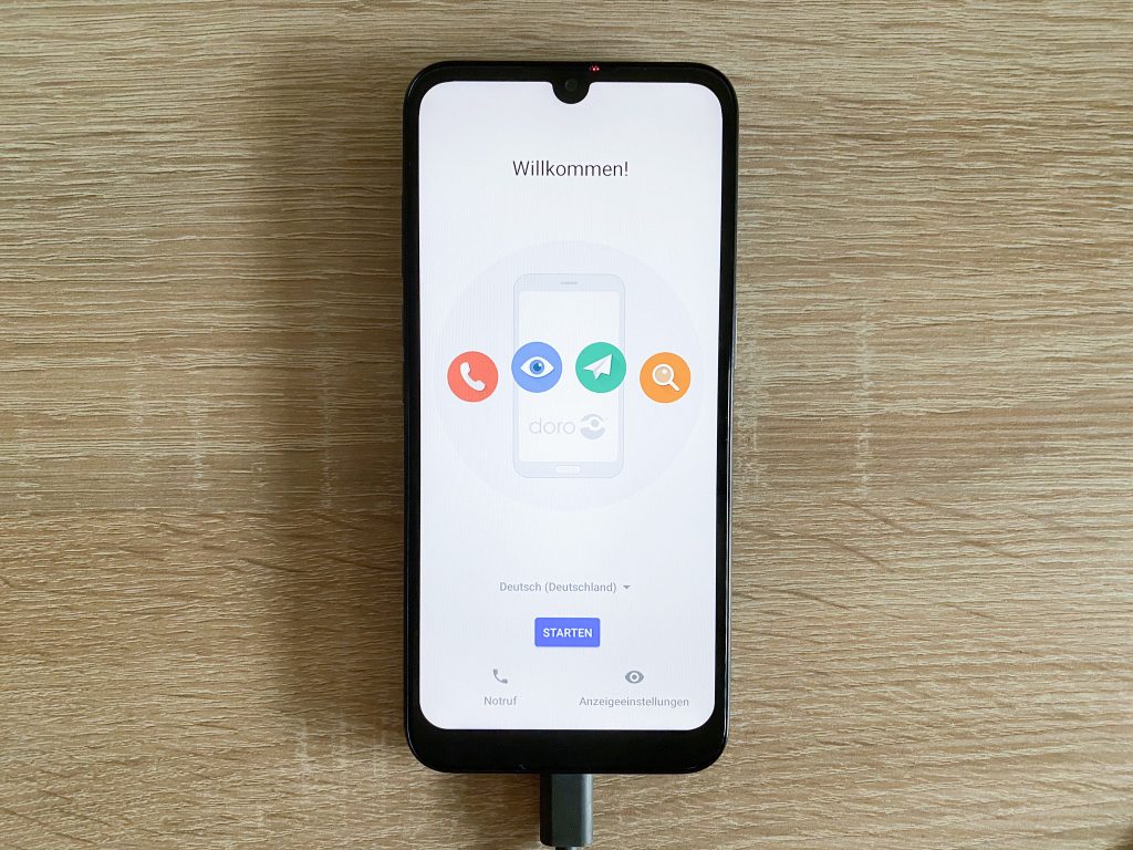 Doro 8100 4G Seniorenhandy Einrichtung 1