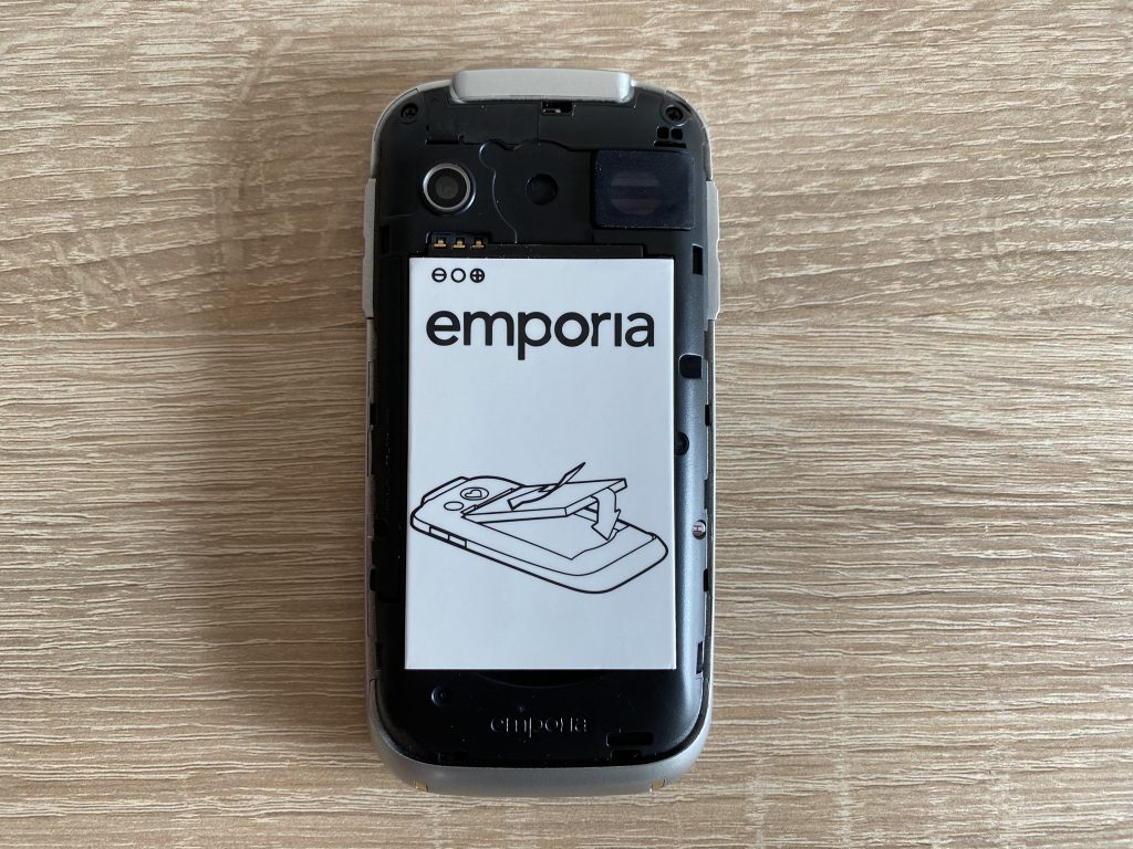 Emporia Euphoria V50 Seniorenhandy eingelegter Akku