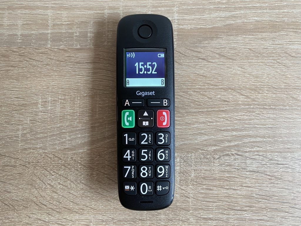 Gigaset E290 Seniorenhandy Startbildschirm