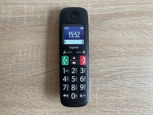 Gigaset E290 Seniorenhandy Startbildschirm