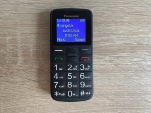Panasonic KX-TU110 EXB Seniorenhandy Startbildschirm