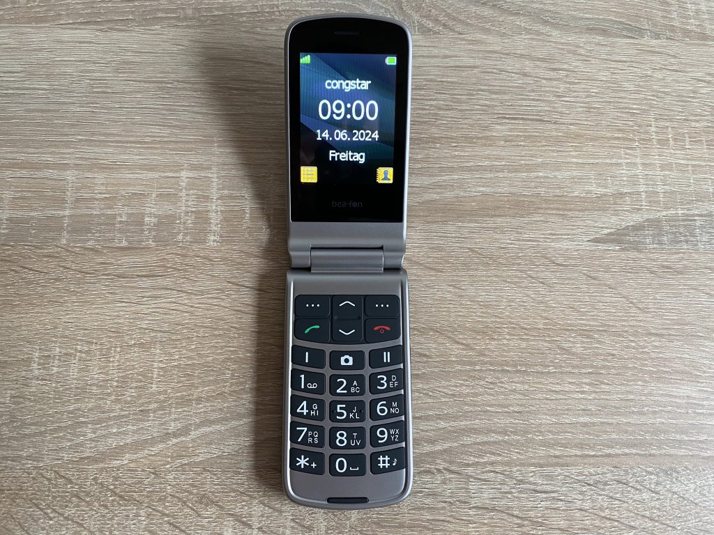 Beafon SL645 Seniorenhandy Startbildschirm