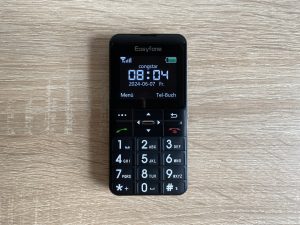 Easyfone Prime-A7 Seniorenhandy Startbildschirm