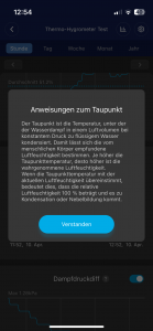 Govee H5179 Thermo-Hygrometer App Anweisungen zum Taupunkt