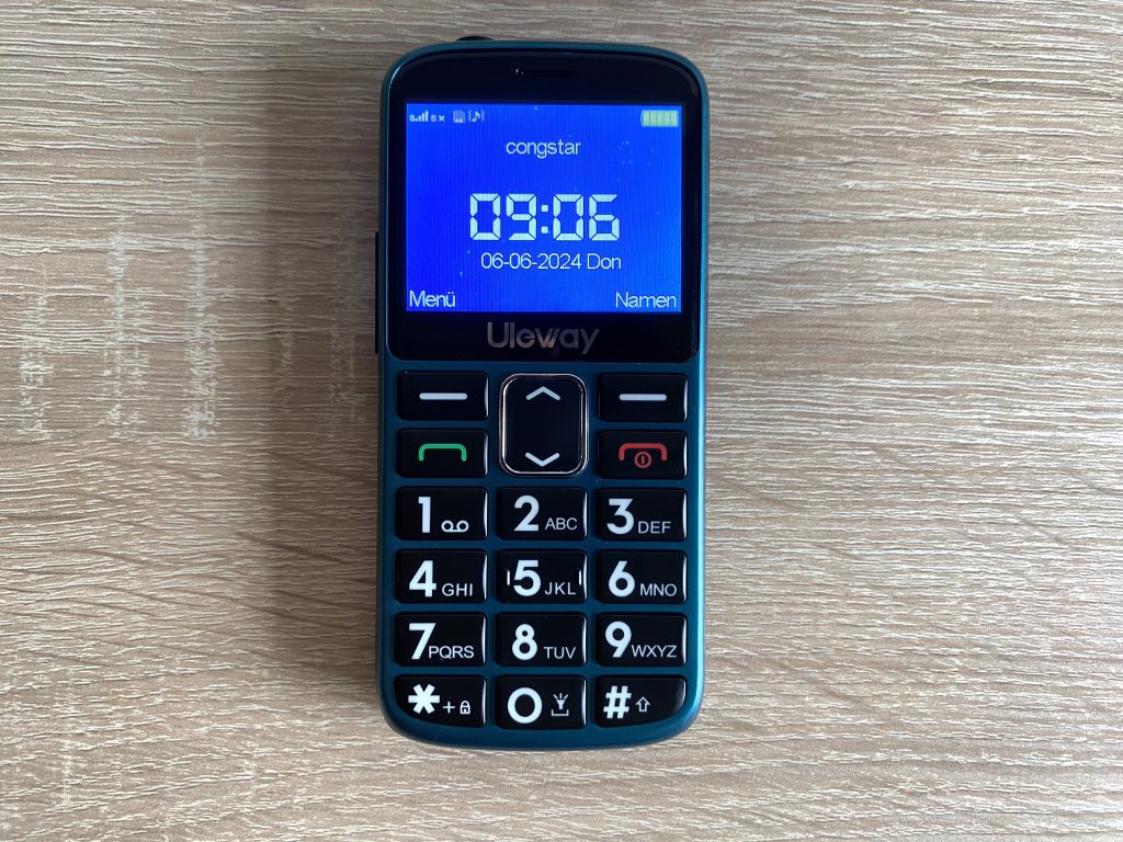 Uleway M2302 Seniorenhandy nach Einstellungen