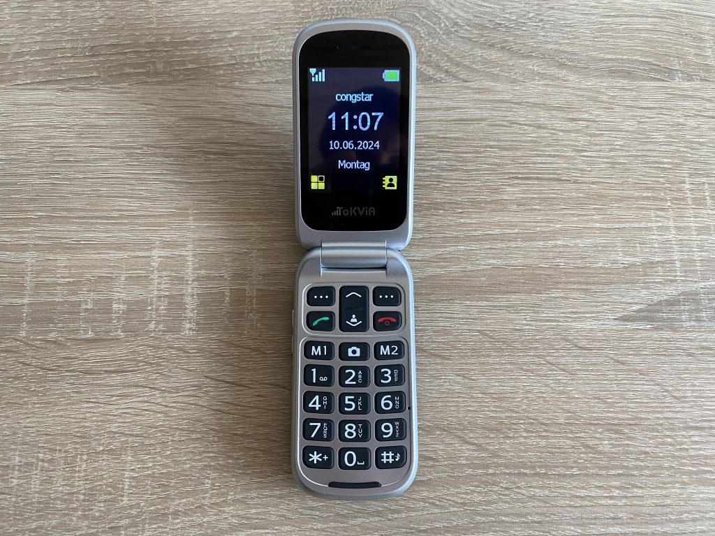 ToKViA T201 Seniorenhandy Startbildschirm