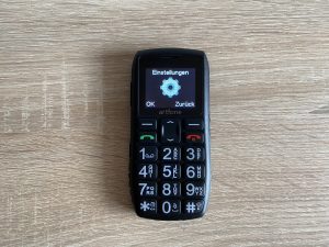 Artfone C1+ Seniorenhandy Menüpunkt Einstellungen