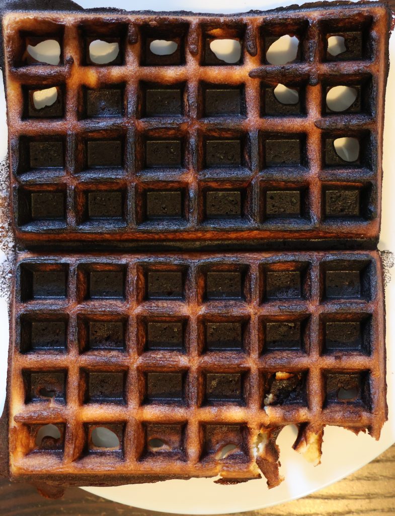 Krups FDD95D Waffeleisen verkohlte Waffeln