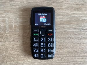 Artfone C1+ Seniorenhandy Menüpunkt Nützliches