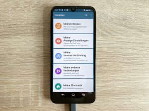 Doro 8100 4G Seniorenhandy Einstellmenü 1
