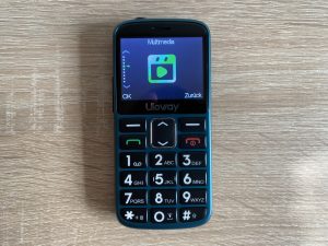 Uleway M2302 Seniorenhandy Menüpunkt Multimedia