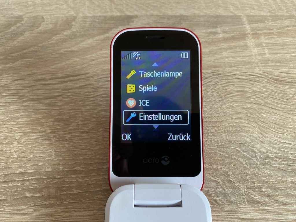 Doro 6040 Seniorenhandy Menü 4