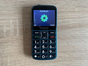 Uleway M2302 Seniorenhandy Menüpunkt Einstellungen