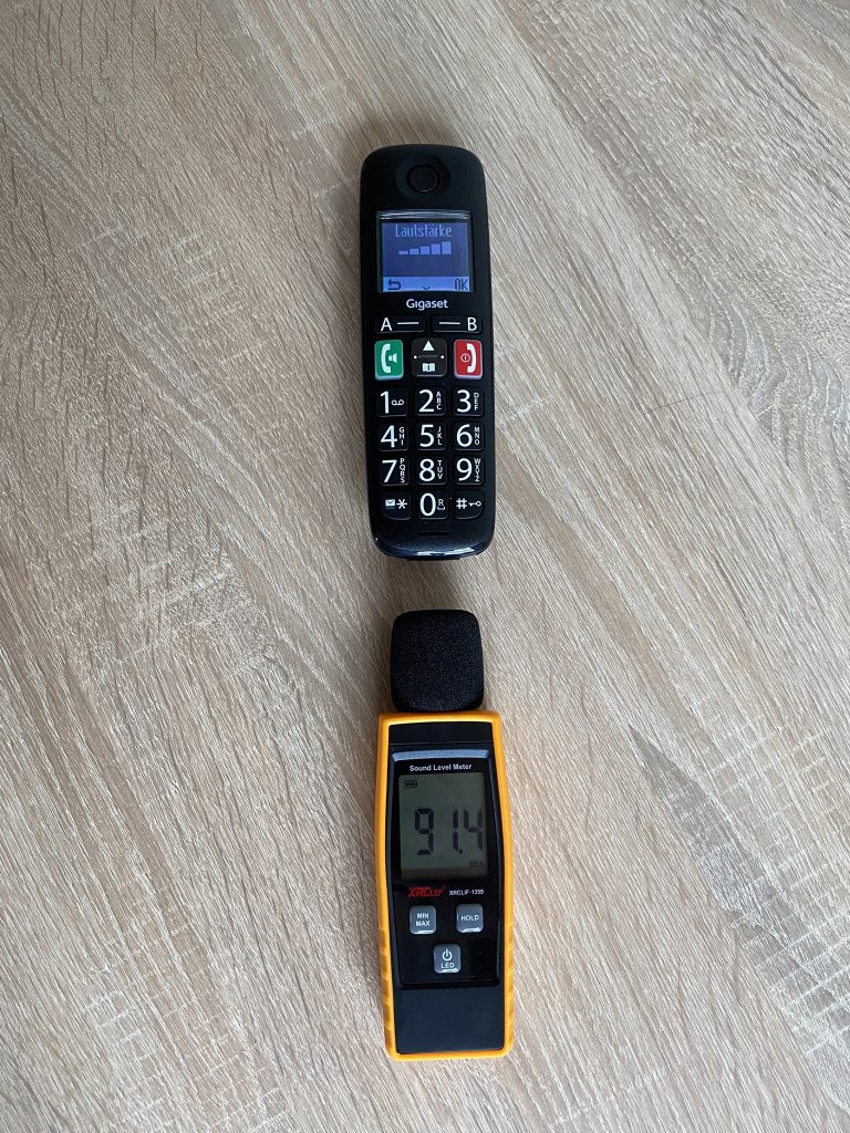 Gigaset E290 Seniorenhandy Lautstärke