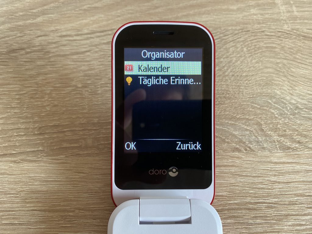 Doro 6040 Seniorenhandy Menü Organisator
