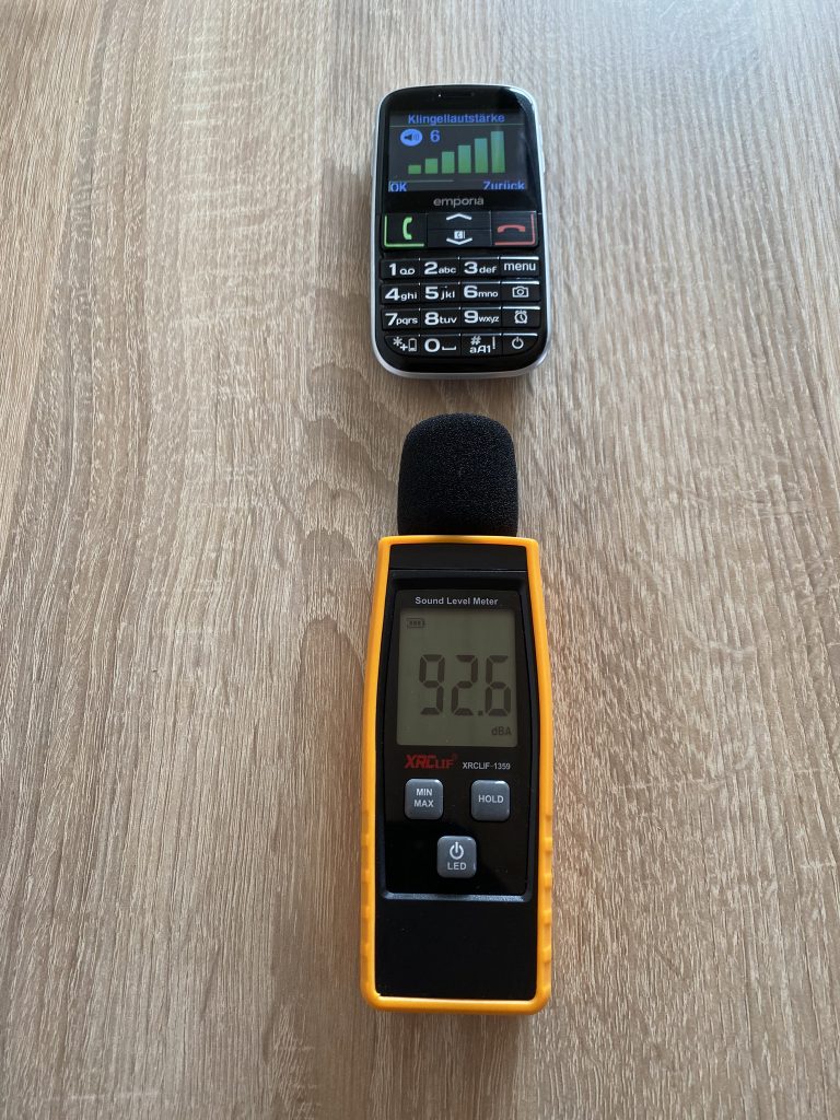 Emporia Euphoria V50 Seniorenhandy Lautstärke