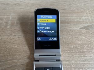 Beafon SL645 Seniorenhandy Menü Multimedia
