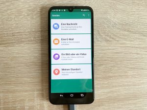 Doro 8100 4G Seniorenhandy Textmenü