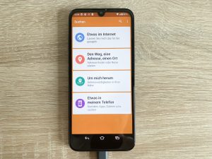 Doro 8100 4G Seniorenhandy Suchmenü