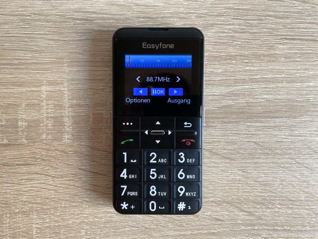 Easyfone Prime-A7 Seniorenhandy Radio