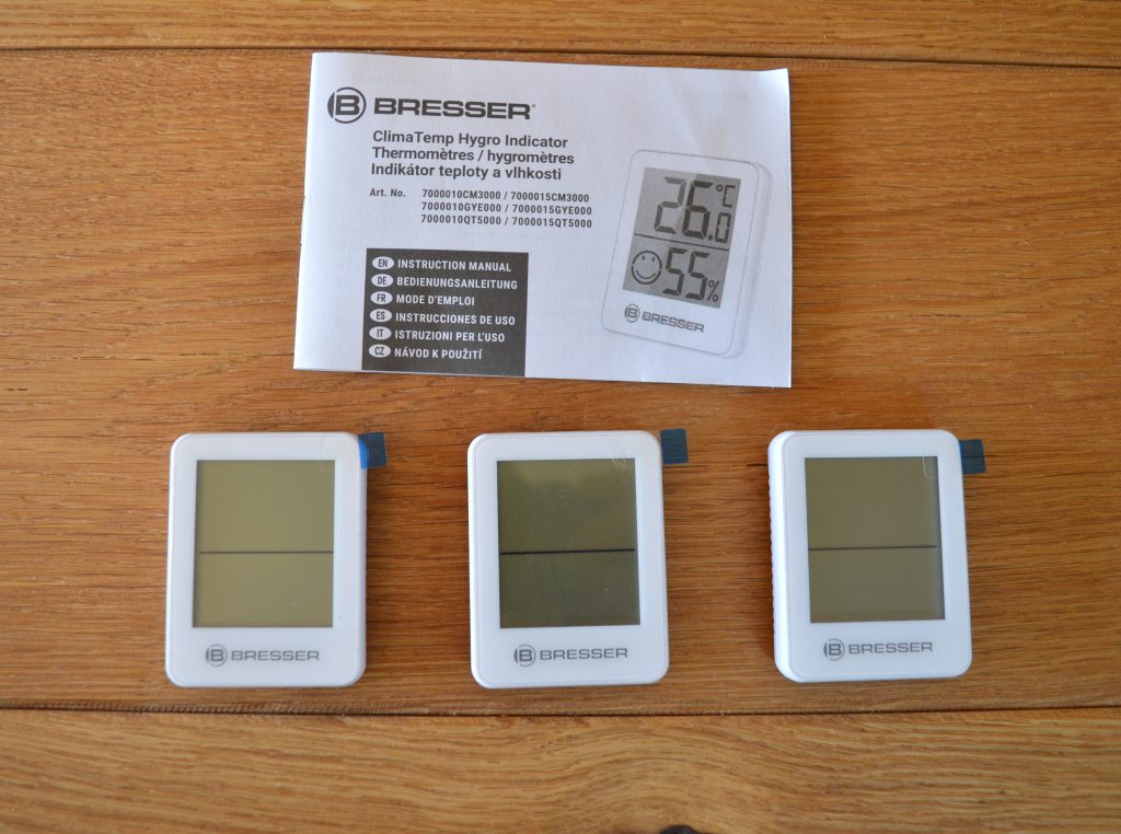 Bresser ClimaTemp Thermo-Hygrometer Verpackungsinhalt