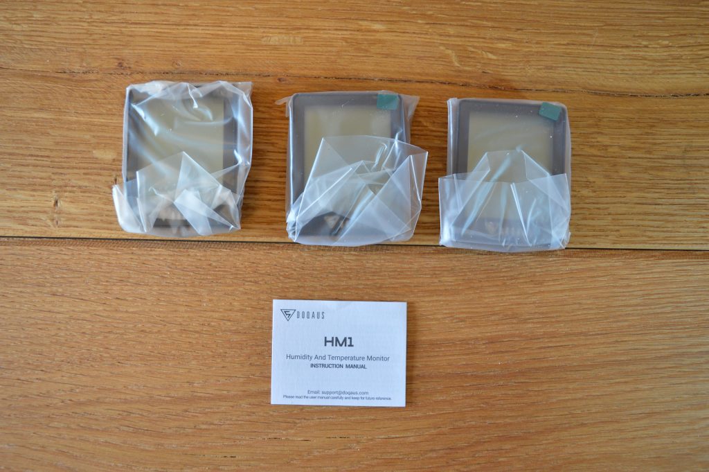 Daquas HM1 Thermo-Hygrometer Verpackungsinhalt
