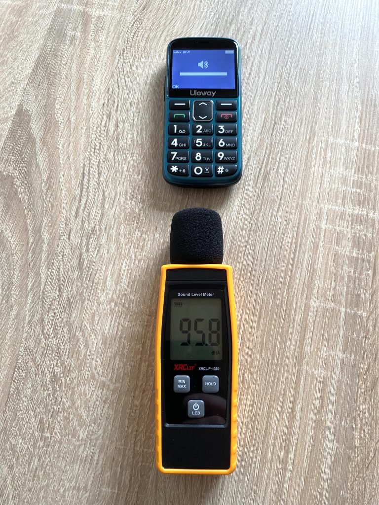 Uleway M2302 Seniorenhandy Lautstärke