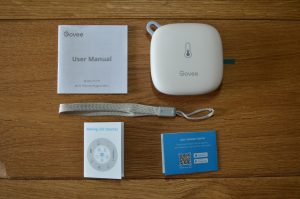 Govee H5179 Thermo-Hygrometer Verpackungsinhalt