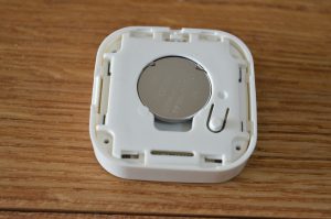 Pairier CX-0726 Mini-Hygrometer Rückansicht ohne Abdeckung