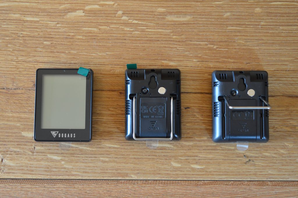 Daquas HM1 Thermo-Hygrometer Dreier-Set in verschiedenen Ansichten