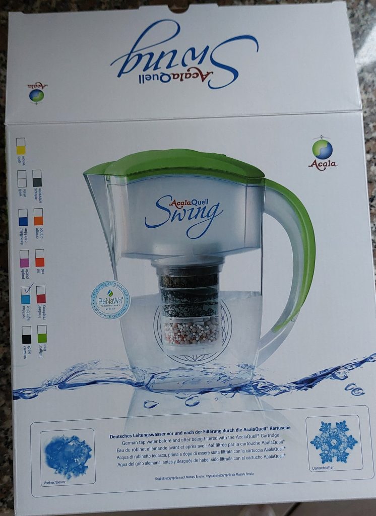 AcalaQuell Swing Wasserfilter Packungsseite