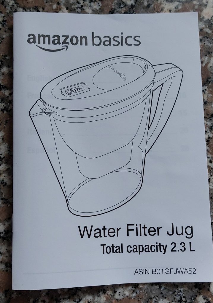 Amazon Basics 1030401 Wasserfilter Beschreibung
