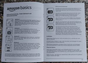Amazon Basics 1030401 Wasserfilter Gebrauchsanweisung mit Bildern