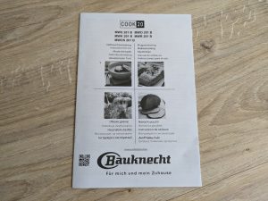 Anleitung der Bauknecht MWK 201 B Mikrowelle