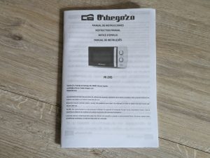 Anleitung der Orbegozo MI 2115 Mikrowelle