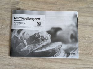 Anleitung der Samsung MS2AK3515ASEG Mikrowelle
