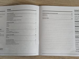 Anleitung der Samsung MS2AK3515ASEG Mikrowelle, geöffnet