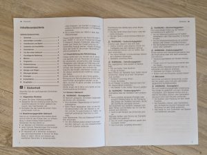 Anleitung der Siemens FF023LMW0 iQ300 Mikrowelle, geöffnet