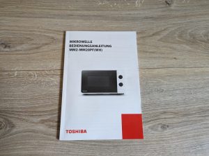Anleitung der Toshiba MM2-MM20PF Mikrowelle