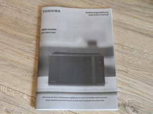 Anleitung der Toshiba MV-AM20T Mikrowelle